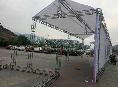 濟南科瑞得 25鍍鋅方管鋼鐵桁架 背景架廠家批發產品圖片高清大圖