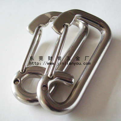 【財(cái)譽(yù)金屬 正宗304材質(zhì) 不銹鋼簡(jiǎn)易鉤 鑰匙扣 彈簧鉤】?jī)r(jià)格,廠家,圖片,其他通用五金配件,東莞市塘廈財(cái)譽(yù)五金加工廠-